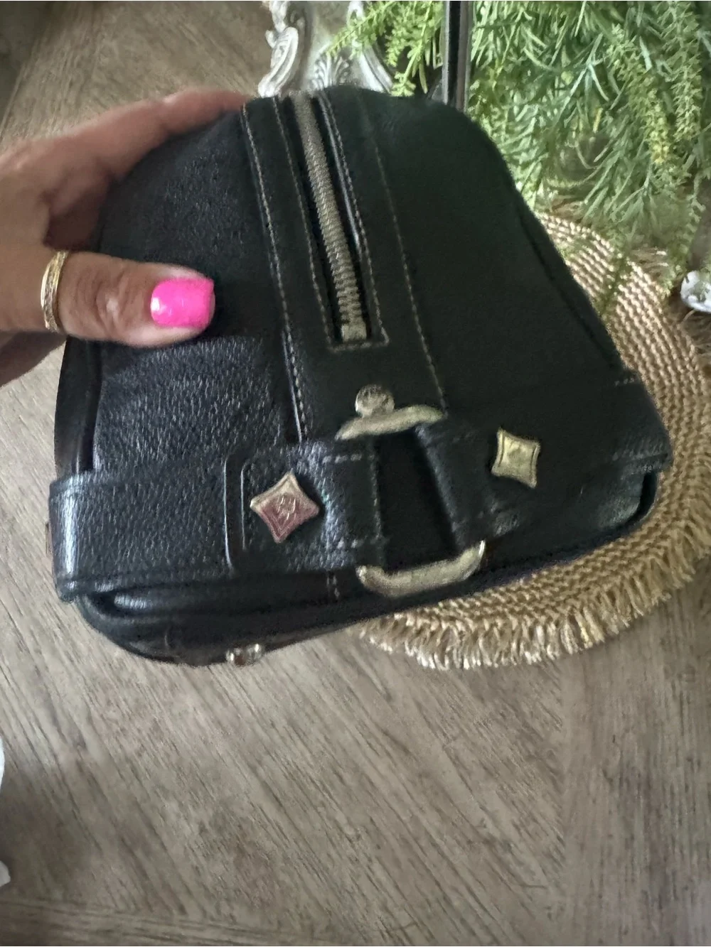 MCM classic satchel